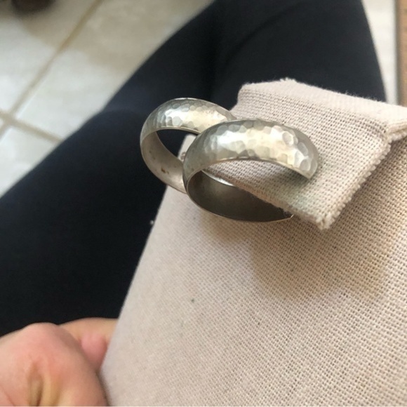 Vintage Hoop Earrings - Picture 2 of 3